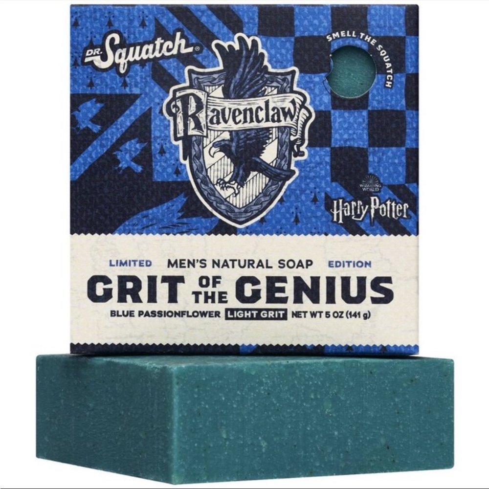 Ravenclaw Grit of the Genius Limited Edition All Natural Soap Bar Blue NIB